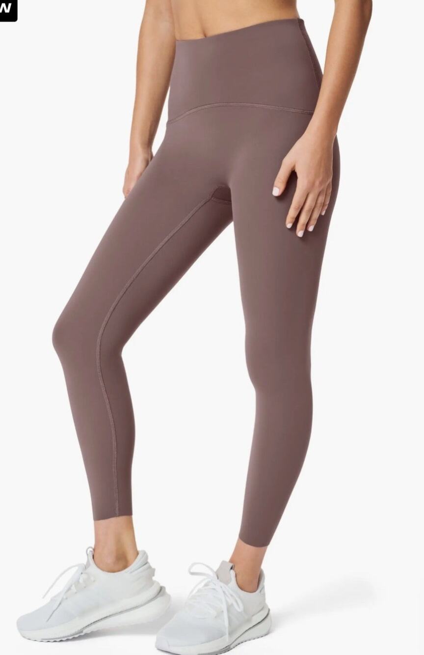 Spanx Shape Leggings Sz M Taupe